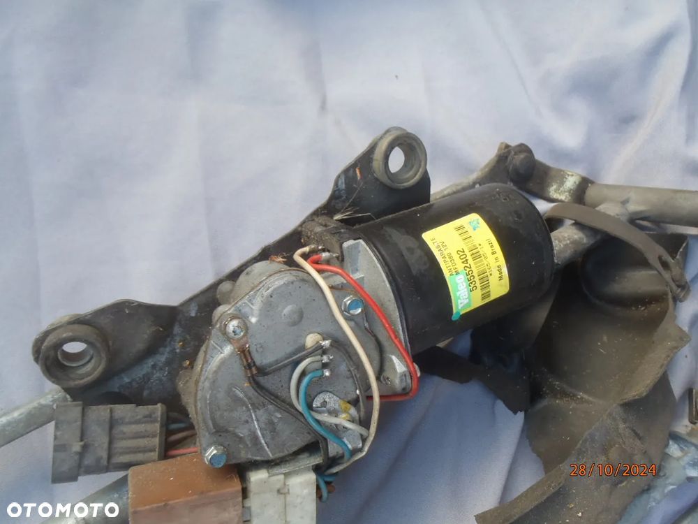 mechanizm ramiona cięgna cięgno trzpień frez wycieraczek silniczek fiat stilo doblo I lift multipla przekażnik  ORYGINAL JAK NOWY - 3