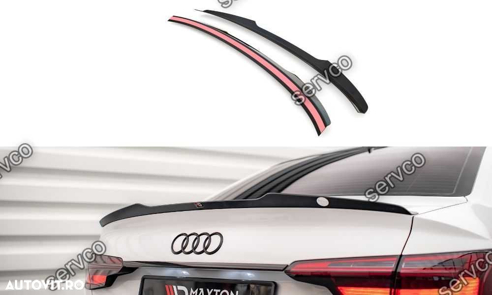 Eleron spoiler cap Audi A4 B9 Sedan Facelift 2019- v7 - Maxton Design - 1