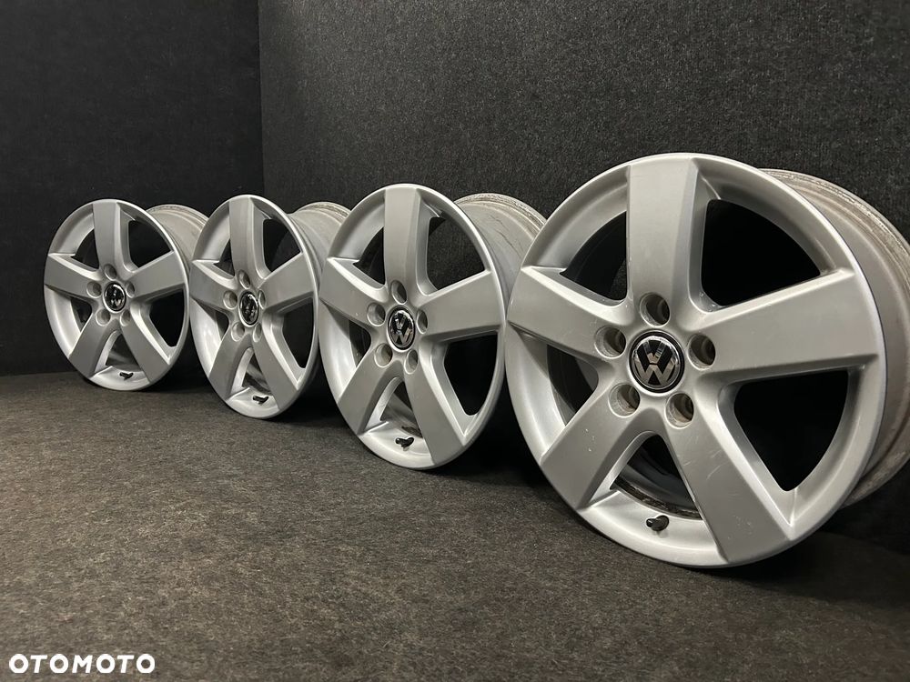 Alufelgi VW  Touran, Golf 7, 6, 5, Sportsvan, Caddy 16 cali 5x112 4szt. Ładne! - 1