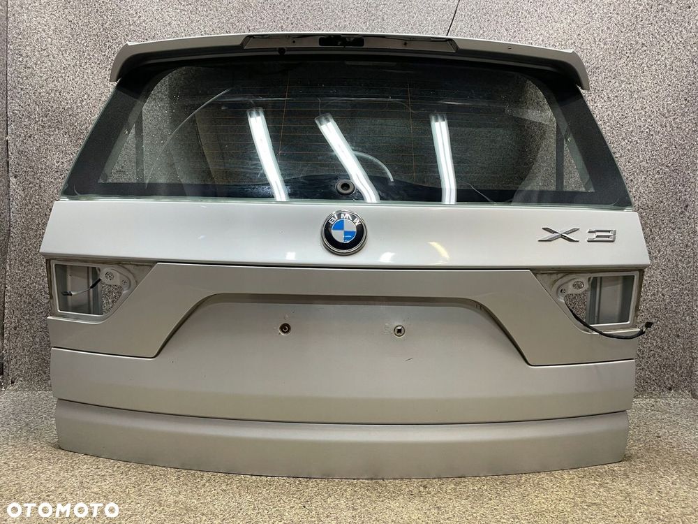 Klapa bagaznika szyba listwa tyl LIFT BMW X3 E83 354/7 srebrna 80 umFe ORG - 1