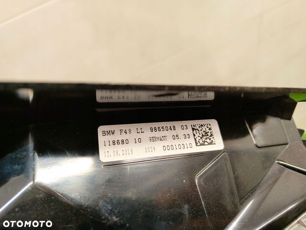 BMW X1 F48 WYŚWIETLACZ HEAD UP HUD 9865048 - 3