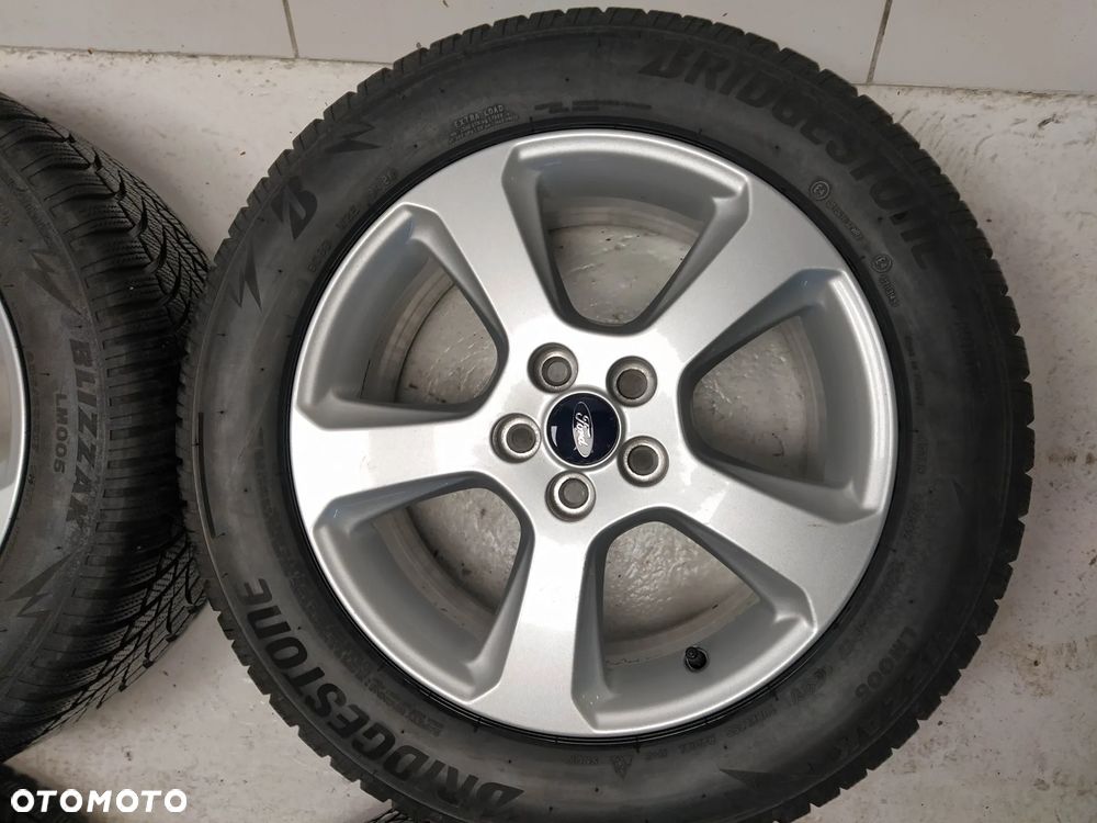 FORD FOCUS C-MAX MONDEO KUGA S-MAX GALAXY 7.5X17 ORYGINALNE FELGI ALUMINIOWE R17 ET55 5x115 OPONY BRIDGESTONE 235/55 KOŁA - 5