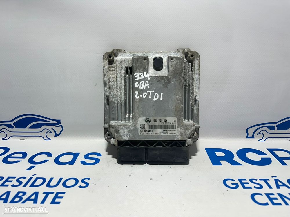 .Centralina Motor Original Bosch VAG Volkswagen Passat 3C B6 CC 03L907309 0281015029 2008 - 2010 - 4