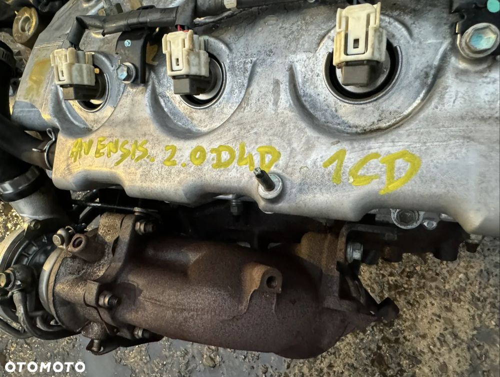 Silnik kompletny 2.0 D4D 1CD Toyota Avensis RAV-4 Corolla OE - 2