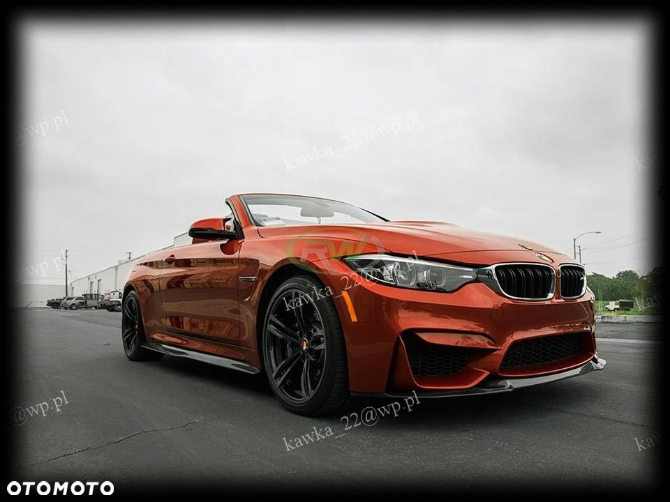 BMW 3 F80 F82 M3 DOKŁADKA ZDERZAKA PODKŁAD WZÓR CS - 14