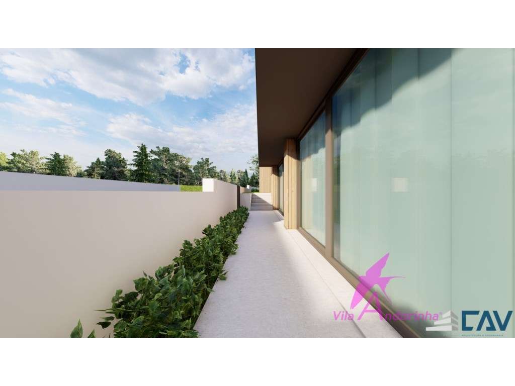 Terreno com projeto aprovado para moradia térrea T3 em Moledo - Grande imagem: 5/9