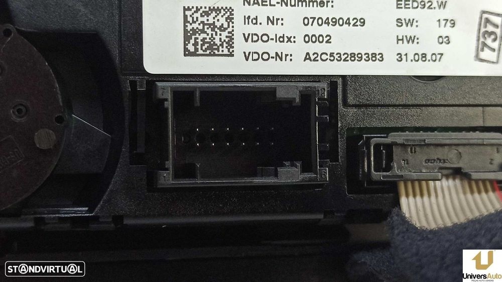 COMANDO CLIMATIZADOR BMW SERIE 3 BERLINA (E90) 318D - 7