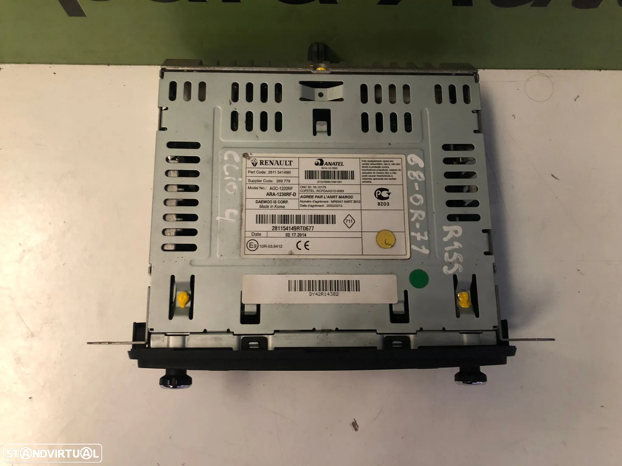 RENAULT CLIO IV 4 AUTO RADIO - R155 - 3