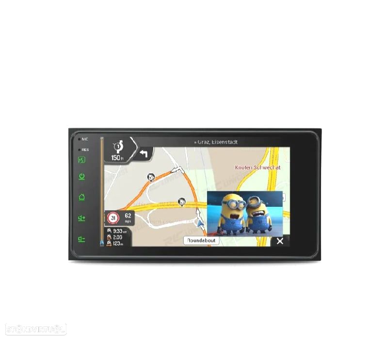 AUTO RÁDIO GPS ANDROID 13 PARA TOYOTA COROLLA RAV4 LAND CRUISER - 6