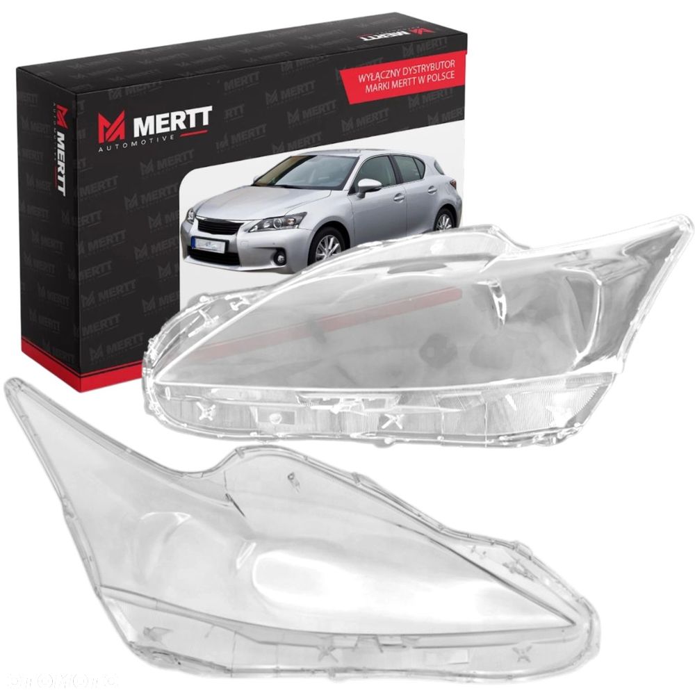 KLOSZ LEWY SZKŁO REFLEKTORA LAMPY PRZEDNIEJ LEXUS CT 200h 2010 – 2013 - 2