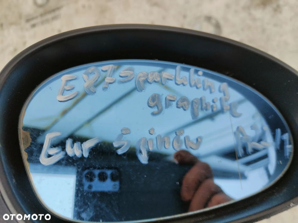 BMW E87 Lusterko prawe SparklingGraphite A22 Europa 5 pinów - 7