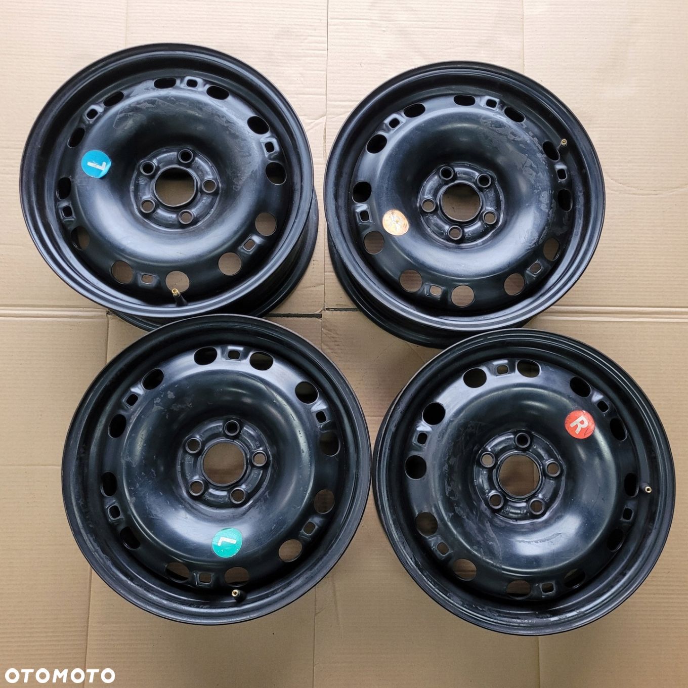 FELGI STALOWE 15 VW Polo IV V Golf IV Skoda Fabia ROOMSTER ET 38 6J 5X100 - 1