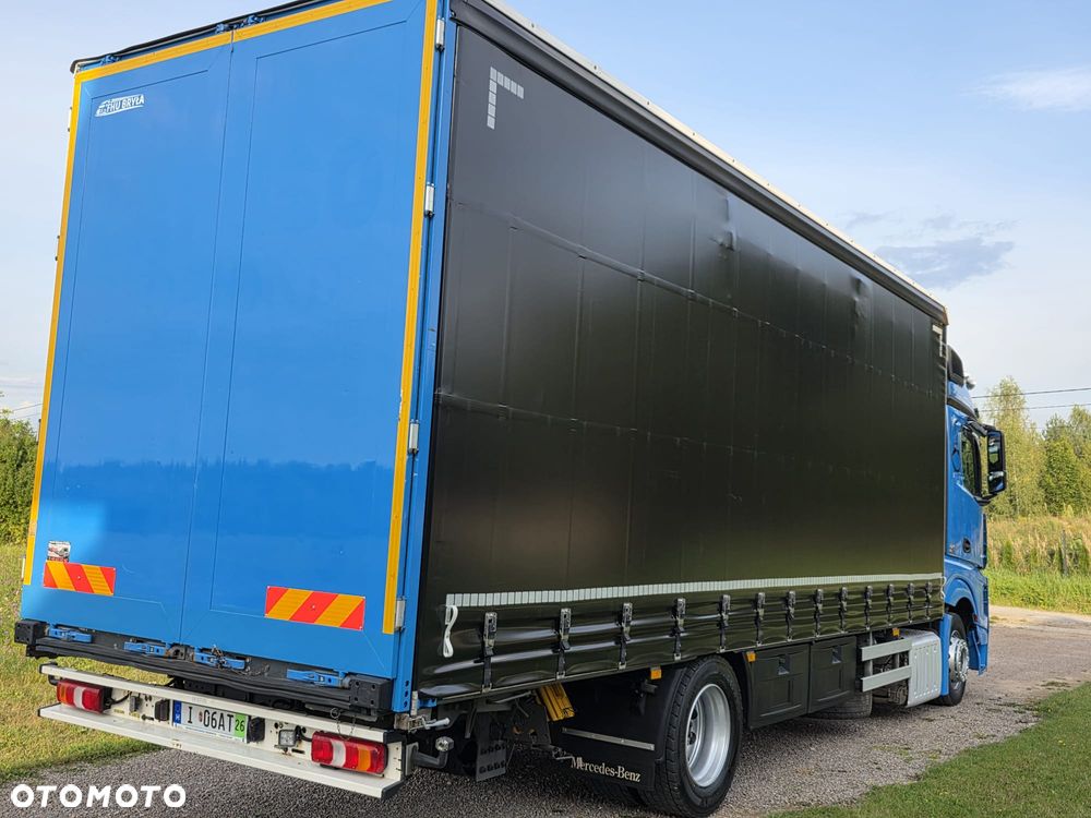Mercedes-Benz ACTROS 1833 / FIRANKA/ WINDA / NOWY TACHOGRAF G2V2 / NOWE OPONY / 19PALET / 8TON ŁADOWNOŚCI / AUTOMAT / DUŻY SILNIK  / SYPIALKA / SERWISOWANY / 2018 / JAK NOWY  / - 4