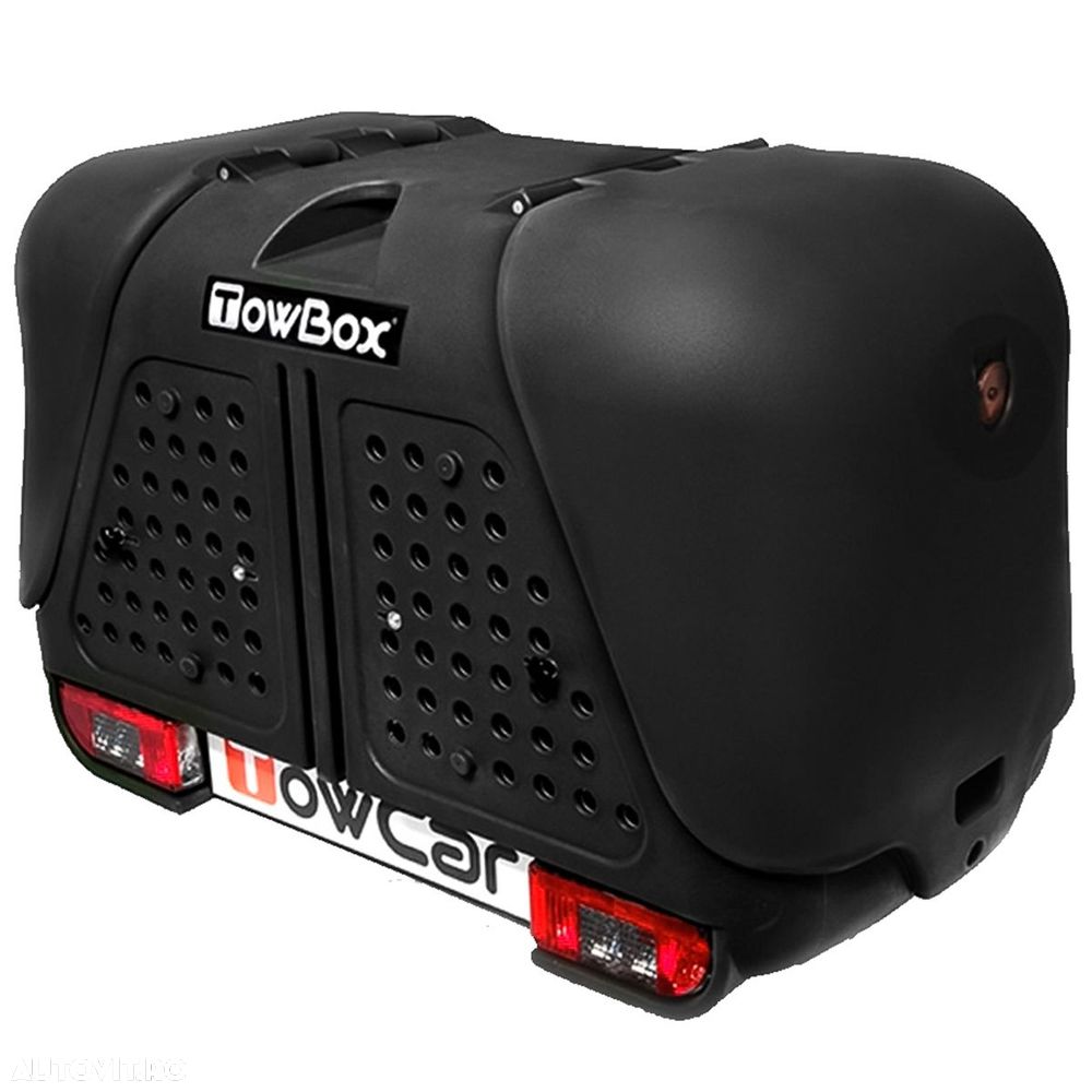 Cutie portbagaj pe carligul de remorcare Towbox V2 Negru, Noua_Pret Importator, emitem Factura & Garantie - 2