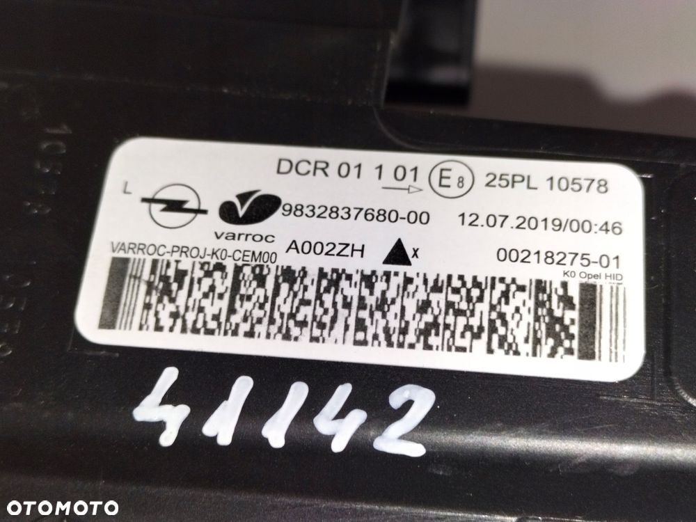 lampa przednia reflektor lewa opel zafira d 19- vivaro c 19- xenon - 8