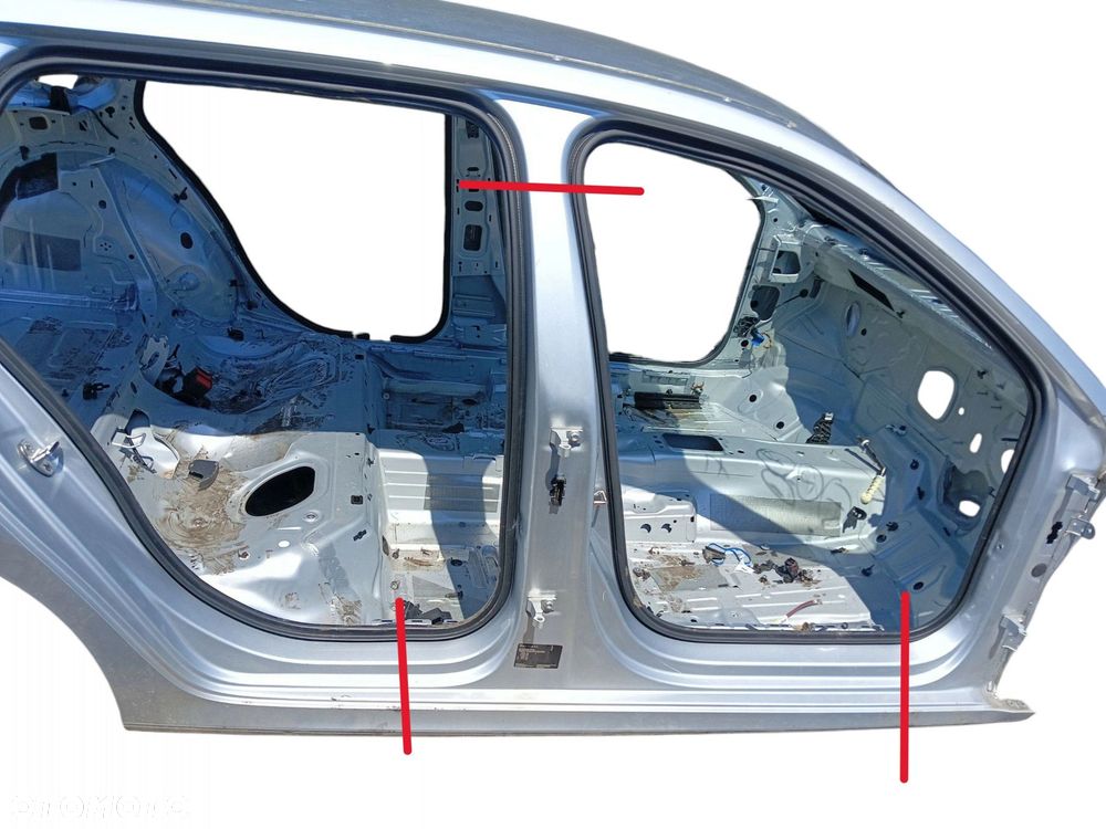 PRÓG PRAWY SŁUPEK ŚRODKOWY B SKODA OCTAVIA IV KOMBI LAK: LA7W (19-24) - 1