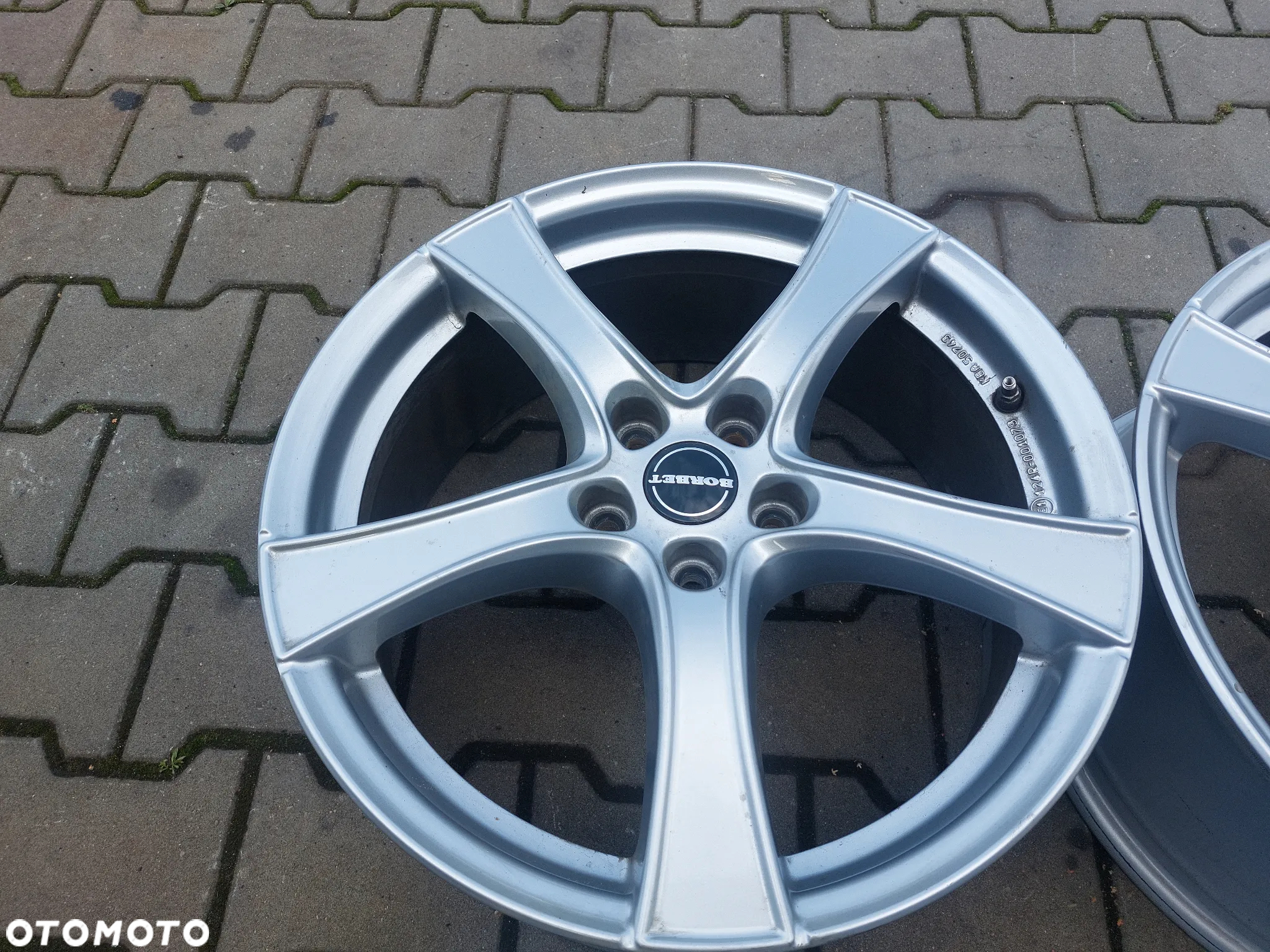 FORD FOCUS KUGA FELGI ALUMINIOWE BORBET R18 7.5J ET50.5 5X108 PROSTE! - 6