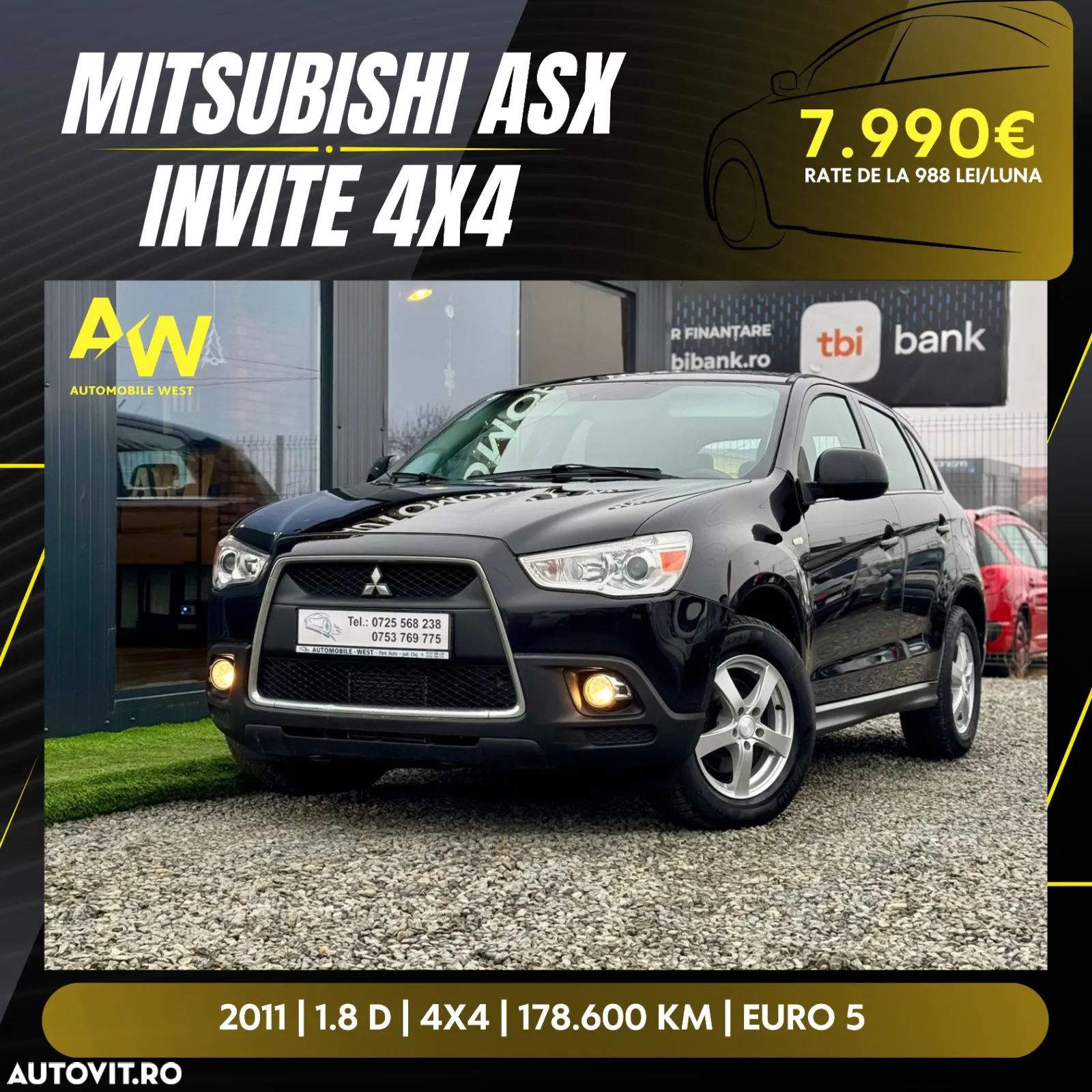 Mitsubishi ASX 1.8 DI-D 4WD Invite - 1