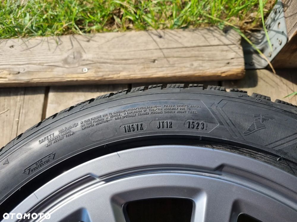 VW TAOS 2GK,T-ROC 2GA KOLA ALU 7,5X18 ET44 5x112,GOODYEAR 215/50R18 2023r,8mm jak nowe - 6
