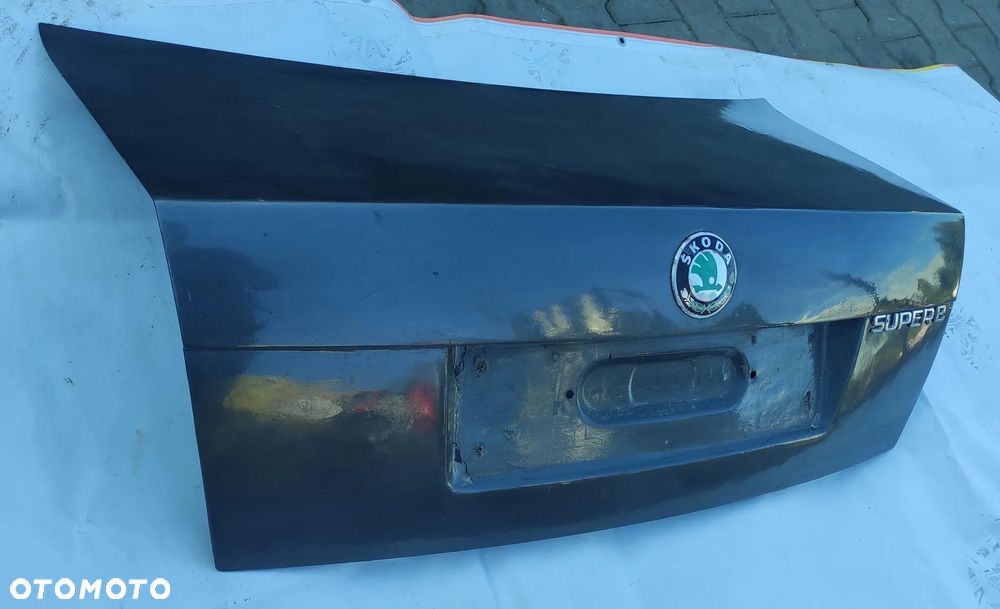 KLAPA BAGAŻNIKA SKODA SUPERB 1 3U0 SZARA WYSYŁKA !!!! - 5