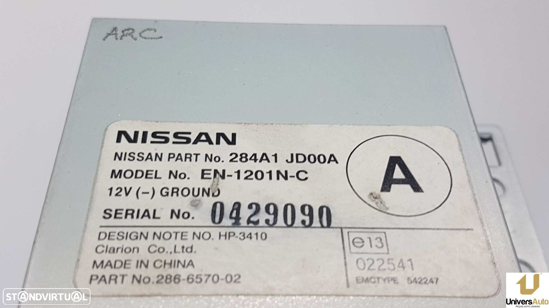 MÓDULO ELETRÓNICO NISSAN QASHQAI (J10) TEKNA - 2