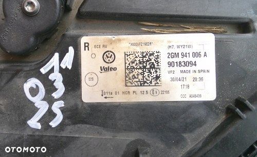 LAMPA PRAWY PRZÓD VW T-CROSS 2GM941006 - 12