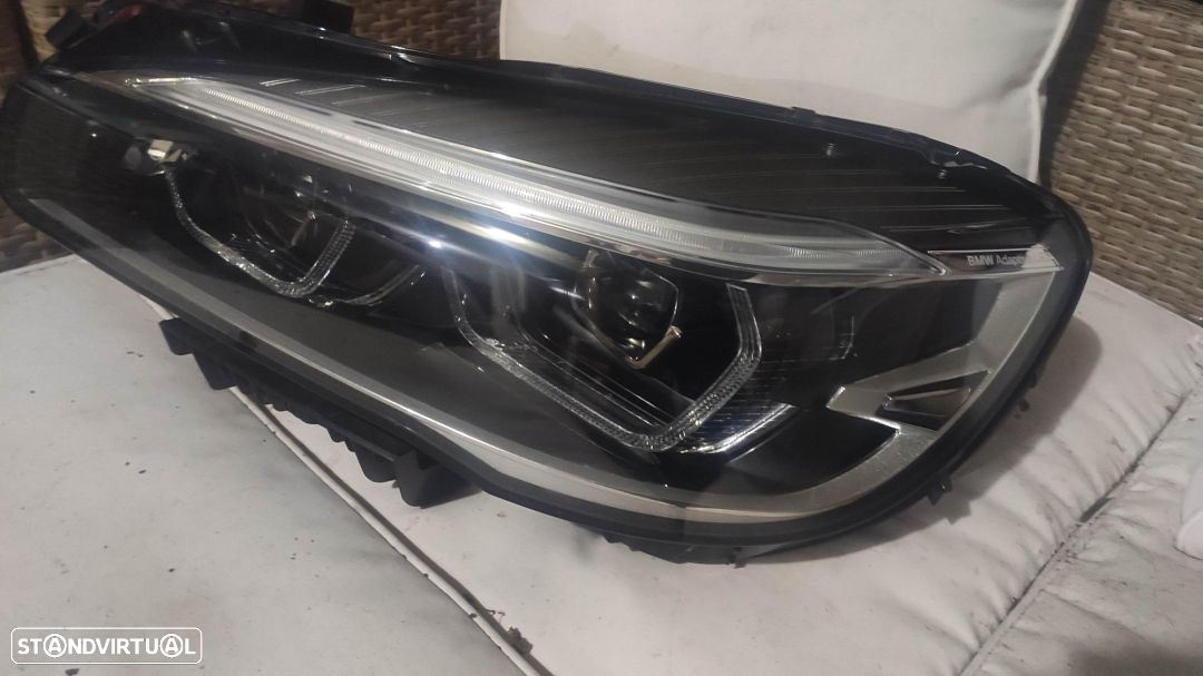 farol esquerdo full Led Adaptativ BMW F45 F46 facelift - 3