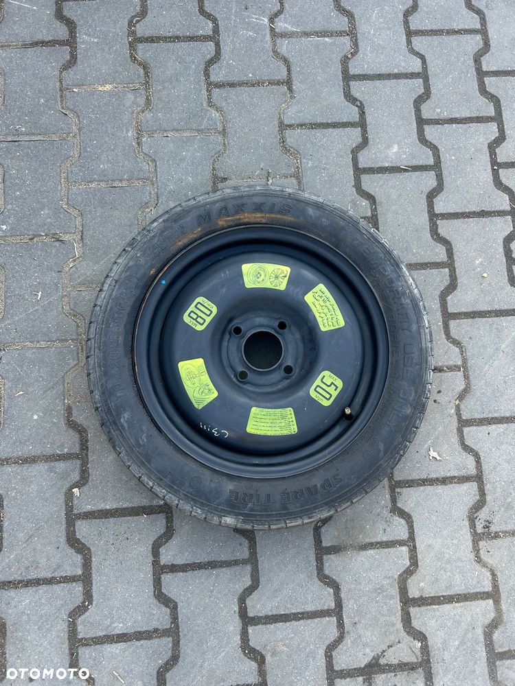 Citroen  c3 III koło dojazdowe 125 80 R15 Peugeot 208 I 208 II - 1