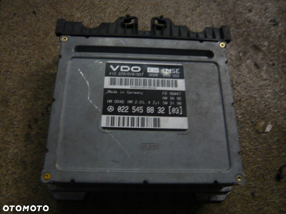 komputer sterownik silnika 0225458832 mercedes-benz w210 - 1