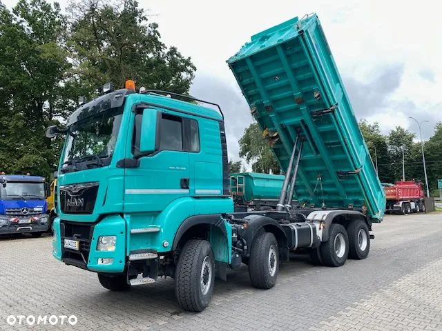 MAN TGS 35.510 8X6 WYWROTKA 3-str Meiller BORDMATIC