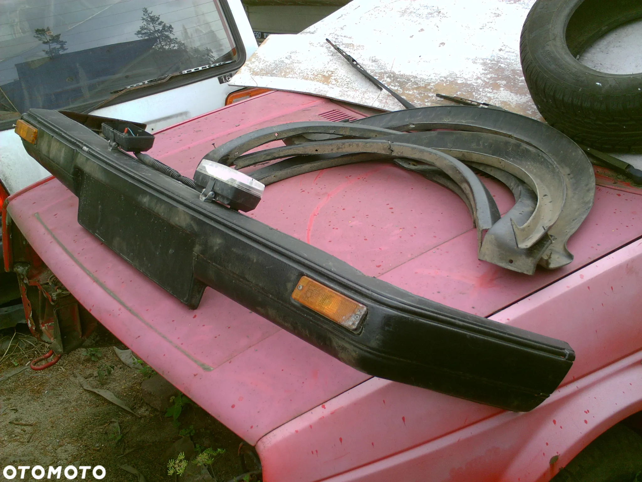 Vw golf 2 II na czesci3d 1,6benz,maska blotniki drzwi pas dywany kokpit lampy,szyby,belka instalacja - 27