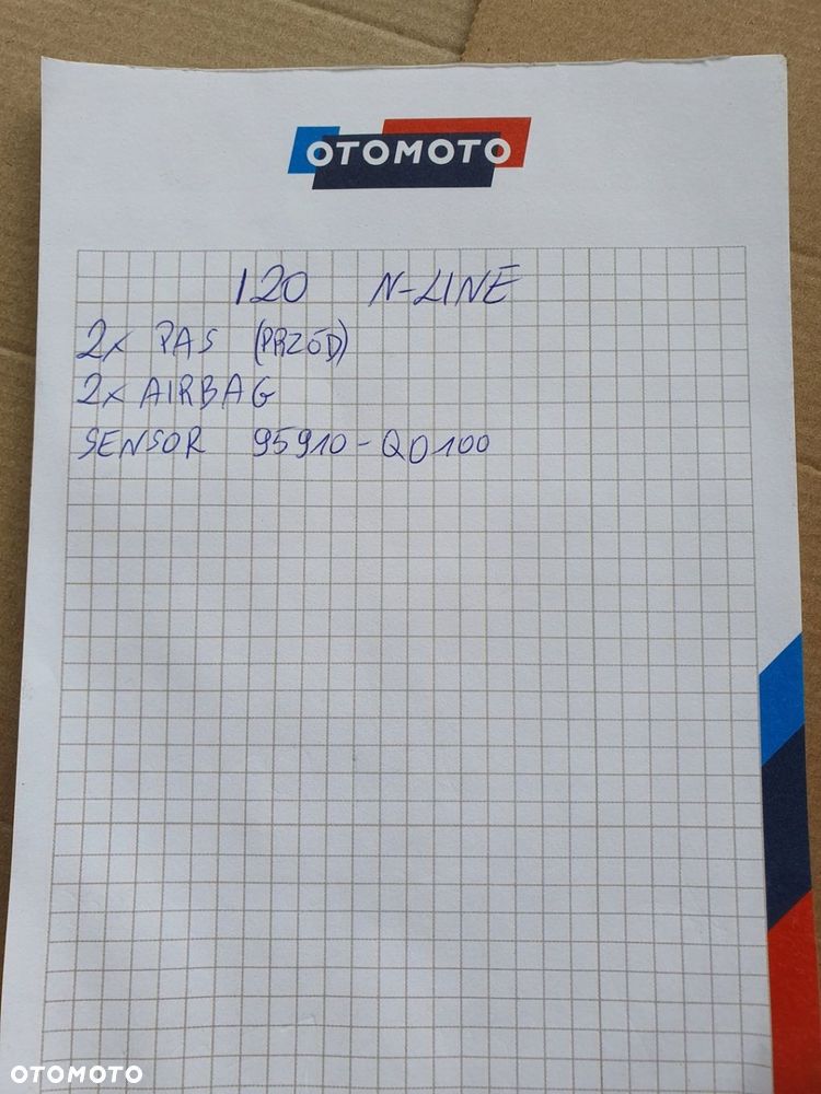 KONSOLA DESKA ROZDZIELCZA PULPIT PODUSZKA AIRBAG pasy I20 III N LINE - 11