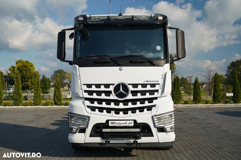 Mercedes-Benz AROCS 3248 / 8X4 / TRIDEM / ȘASIU 8M / DIRECȚIE ȘI PUNȚĂ RIDICABILĂ / RETARDER - 9