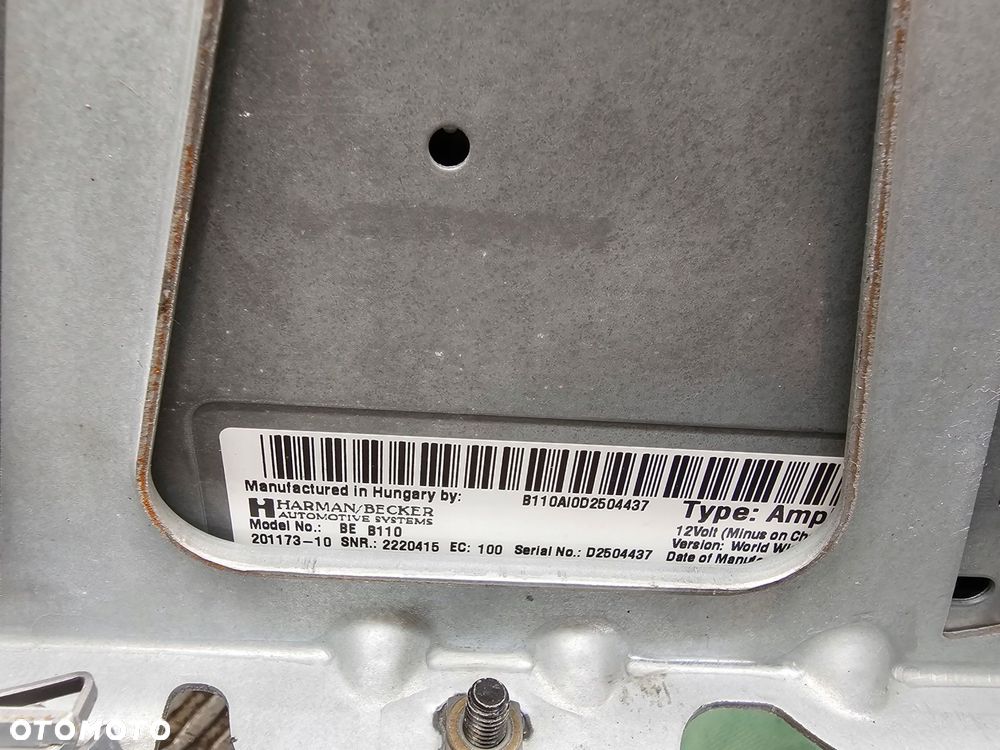 wzmacniacz harman bmw f06 f10 f12 - 4