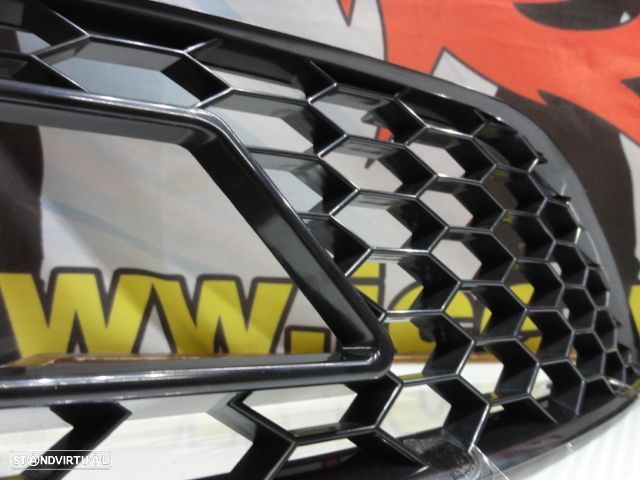 Grelhas faróis nevoeiro Audi A4 B8 11-15 RS LOOK preto brilhante - 6