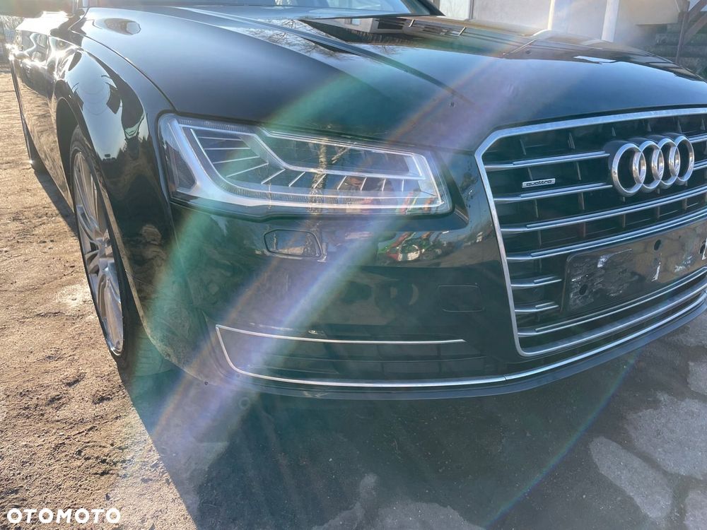 AUDI A8 D4 LIFT ZDERZAK PRZÓD PRZEDNI GRILL ATRAPA SPRYSKIWACZE PDC LY9T - 4