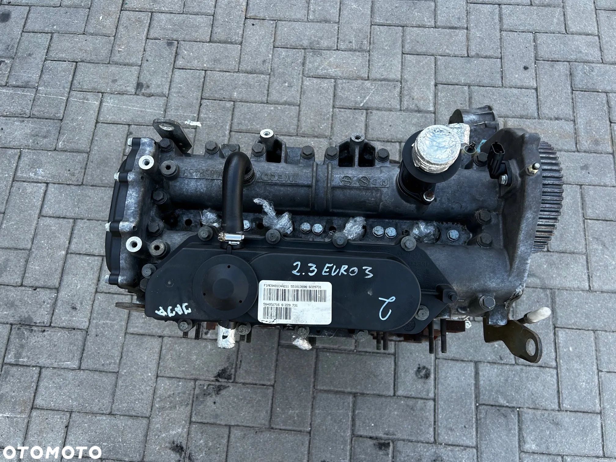 DÓŁ SILNIKA KOMPLETNY SŁUPEK BLOK WAŁ IVECO DAILY III 04r 2.3 HPI 116KM F1AE0481B EURO3 SPRAWNY SPRAWDZONY GORLICE - 1