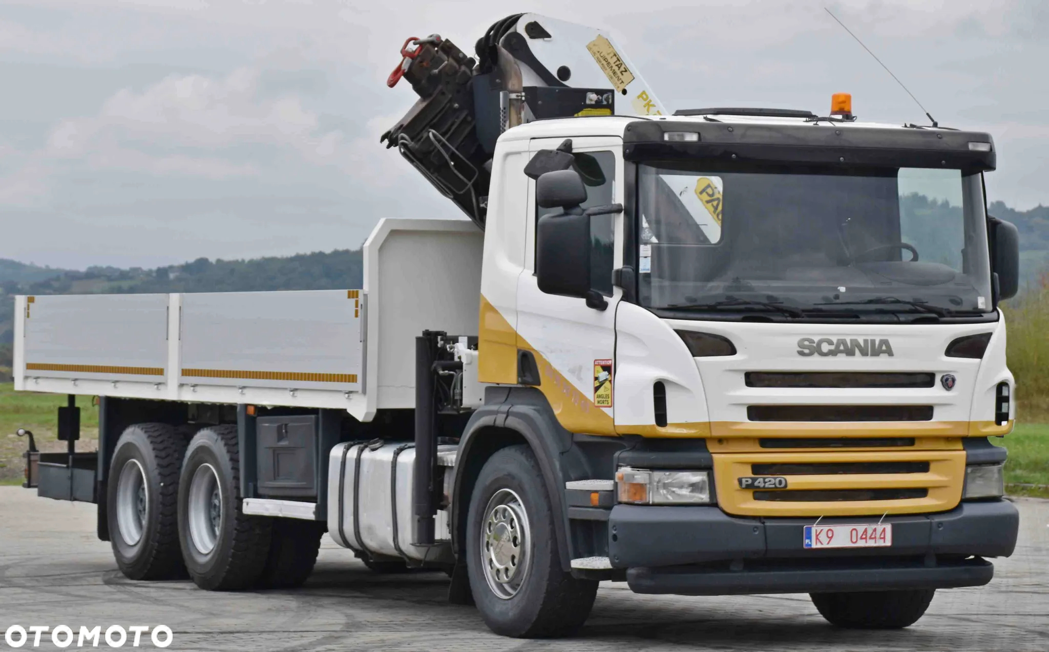 Scania P 420 * SKRZYNIA 6,40 m * PK 29002 + PILOT / 6x4 - 4