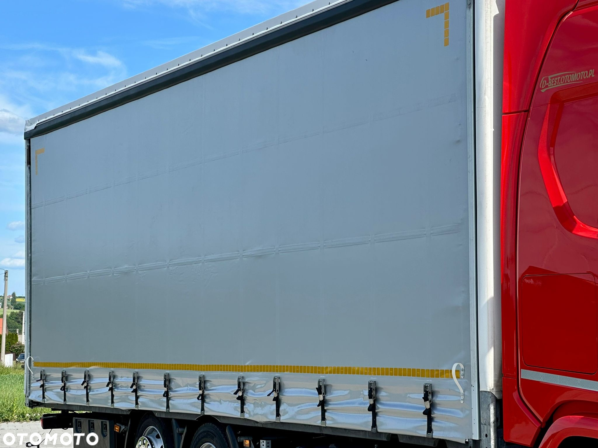 Scania R410 / FIRANKA / 21 EUROPALET / 8.5 M DŁUGOŚCI / 6x2 / PODWIESZANA I SKRĘTNA OŚ / AUTOMAT / SYPIALKA / 12.2020 ROK - 16