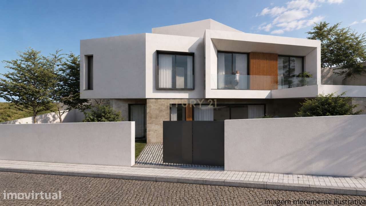 Terreno com projeto de arquitetura | Alfena - Grande imagem: 3/11