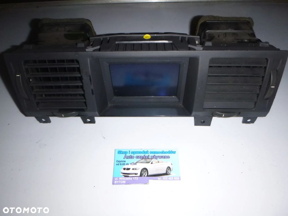 Opel Vectra C wyświetlacz radia kratki nawiewu 13154972XR - 1