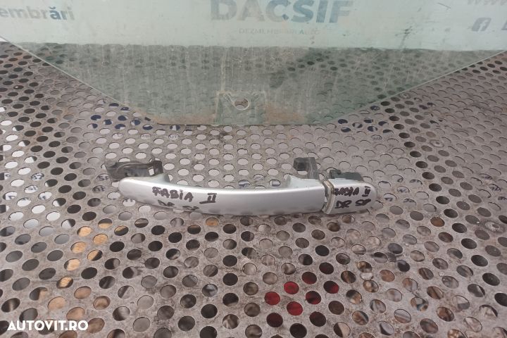 Maner deschidere din exterior usa spate dreapta Skoda Fabia 5J  [din 2007 pana  2010] seria Hatchba - 1