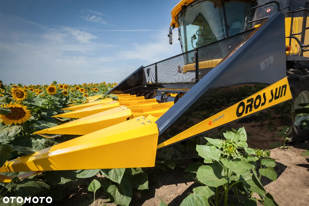 Oros SUN 876 8 rzędowy, Nowe Przystawki do zbioru słonecznika, - 14