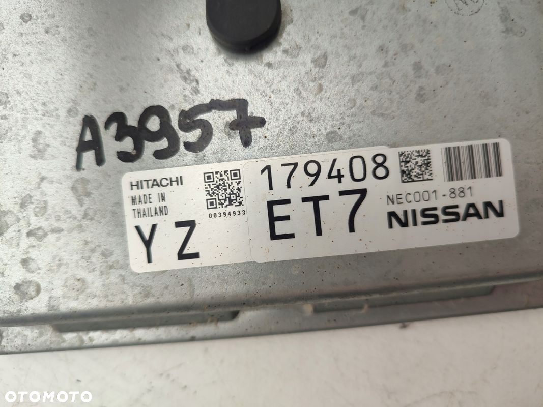Komputer sterownik silnika NISSAN MICRA IV K13 LIFT 1.2B 75TYS PRZEBIEGU - 3
