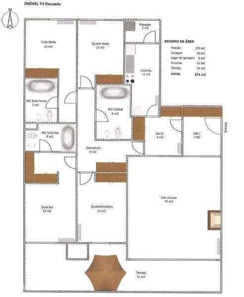 Apartamento Penthouse T4 Recuado - Grande imagem: 2/5