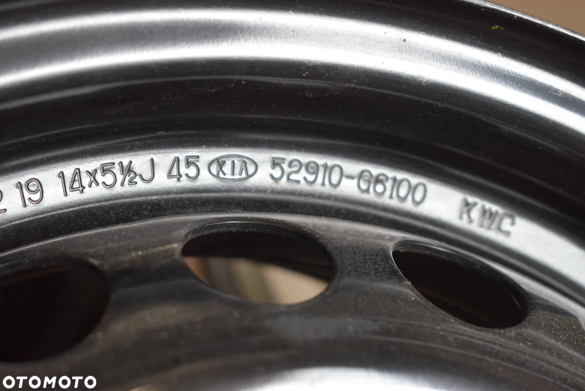 Felgi stalowe KIA 5,5x14 4x100 R14 14'' Cena za komplet - 7