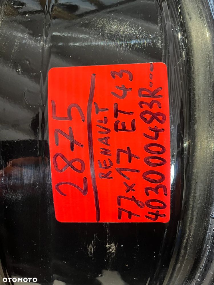 Felga Renault Megane 7J x 17 ET 43 403000483R 1szt. - 6