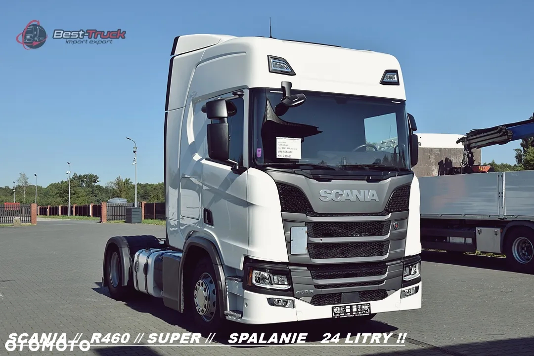 Scania 460R / SUPER /  LED LAMPY / KLIMA POSTOJOWA  /  RAMA STANDARD - 5