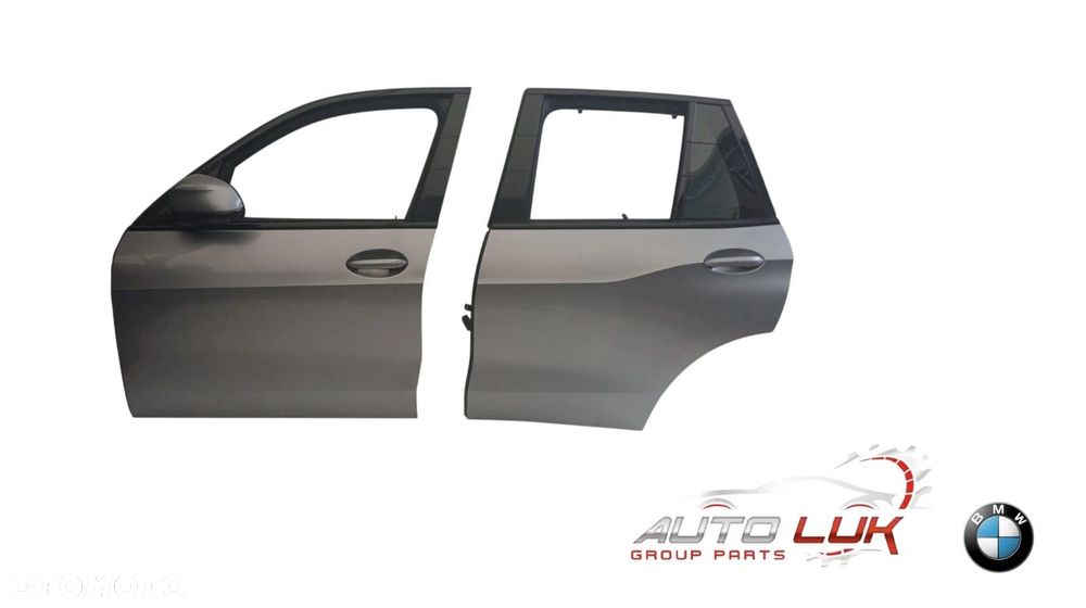 BMW X5 G05 F95 DRZWI LEWE TYŁ PRZÓD C4W SKYSCRAPER GRAU METALLIC W KOLOR - 1