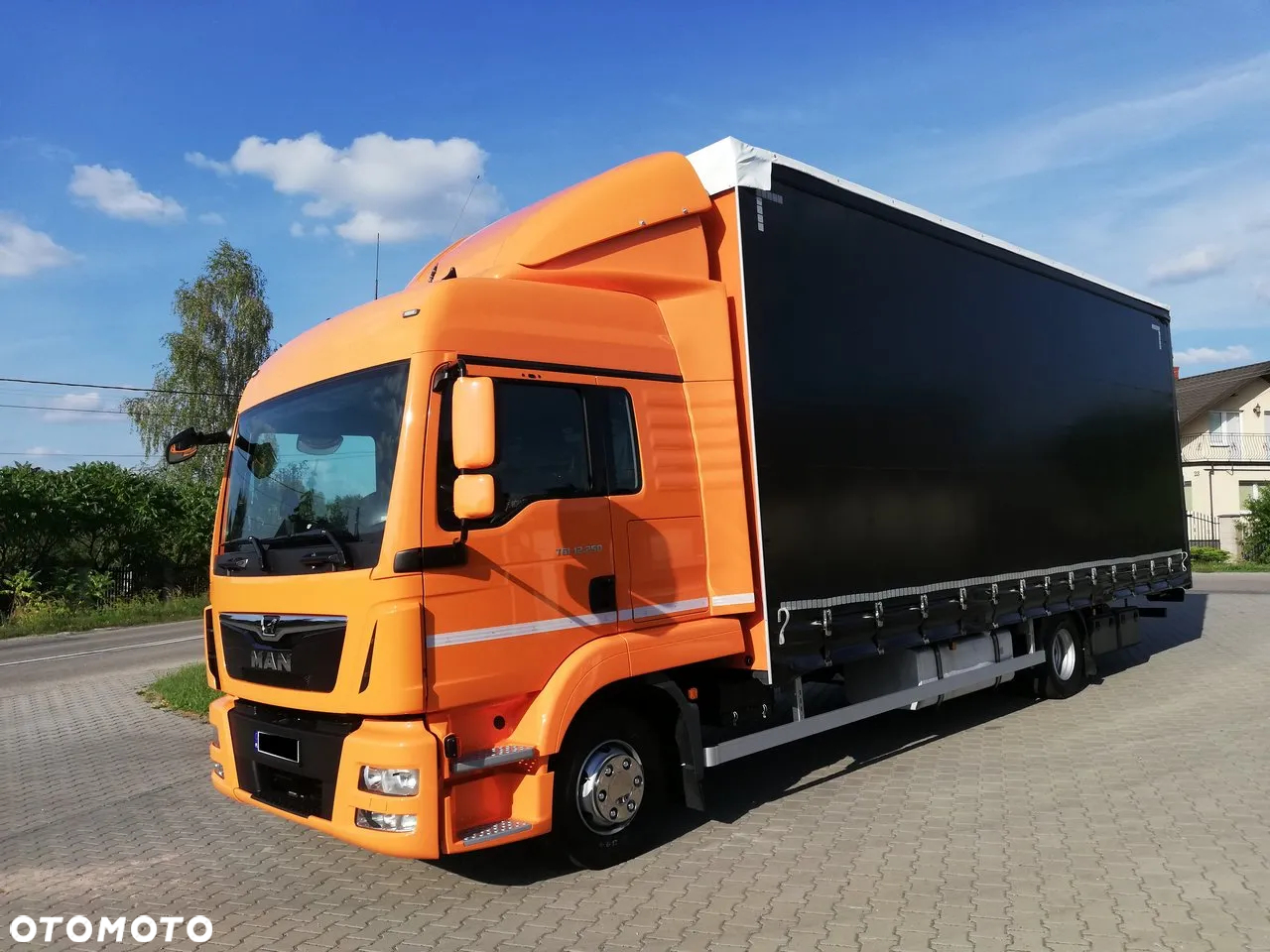 MAN TGM 15.290 Firana 19 Palet Plandeka Suwany Dach - 2